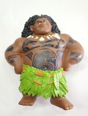 Disney Moana Mega Maui 8" Action Figure Doll Hard Plastic Toy Kids Original